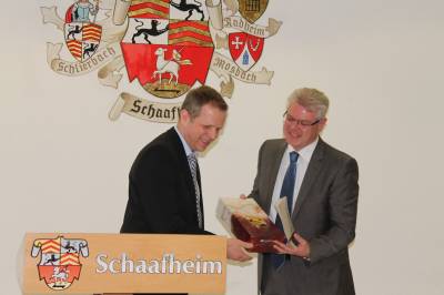 Markus Krämer wurde für 25 Jahre Mitgliedschaft geehrt.